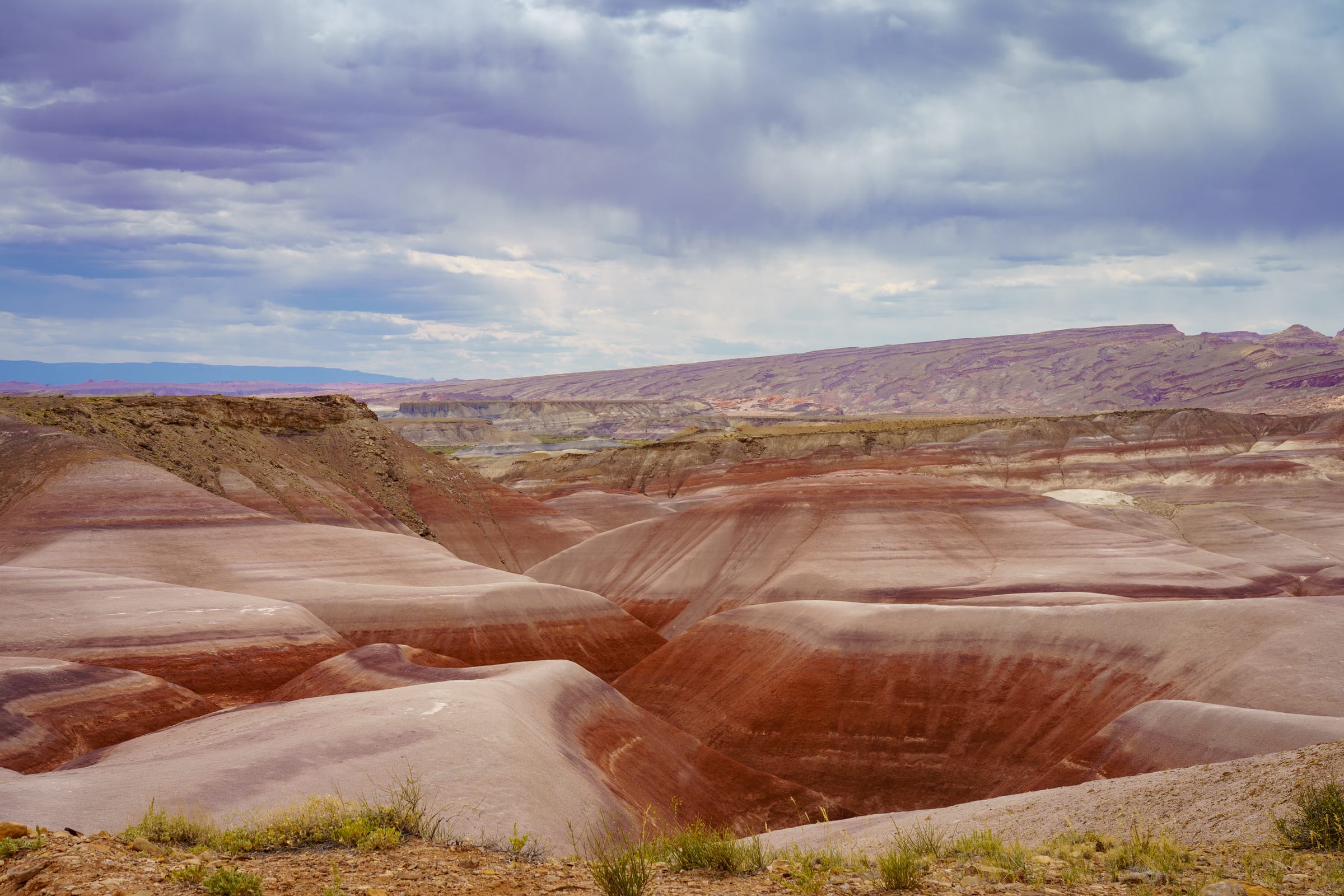 Banded Bentonite, Near Factory Butte, Utah