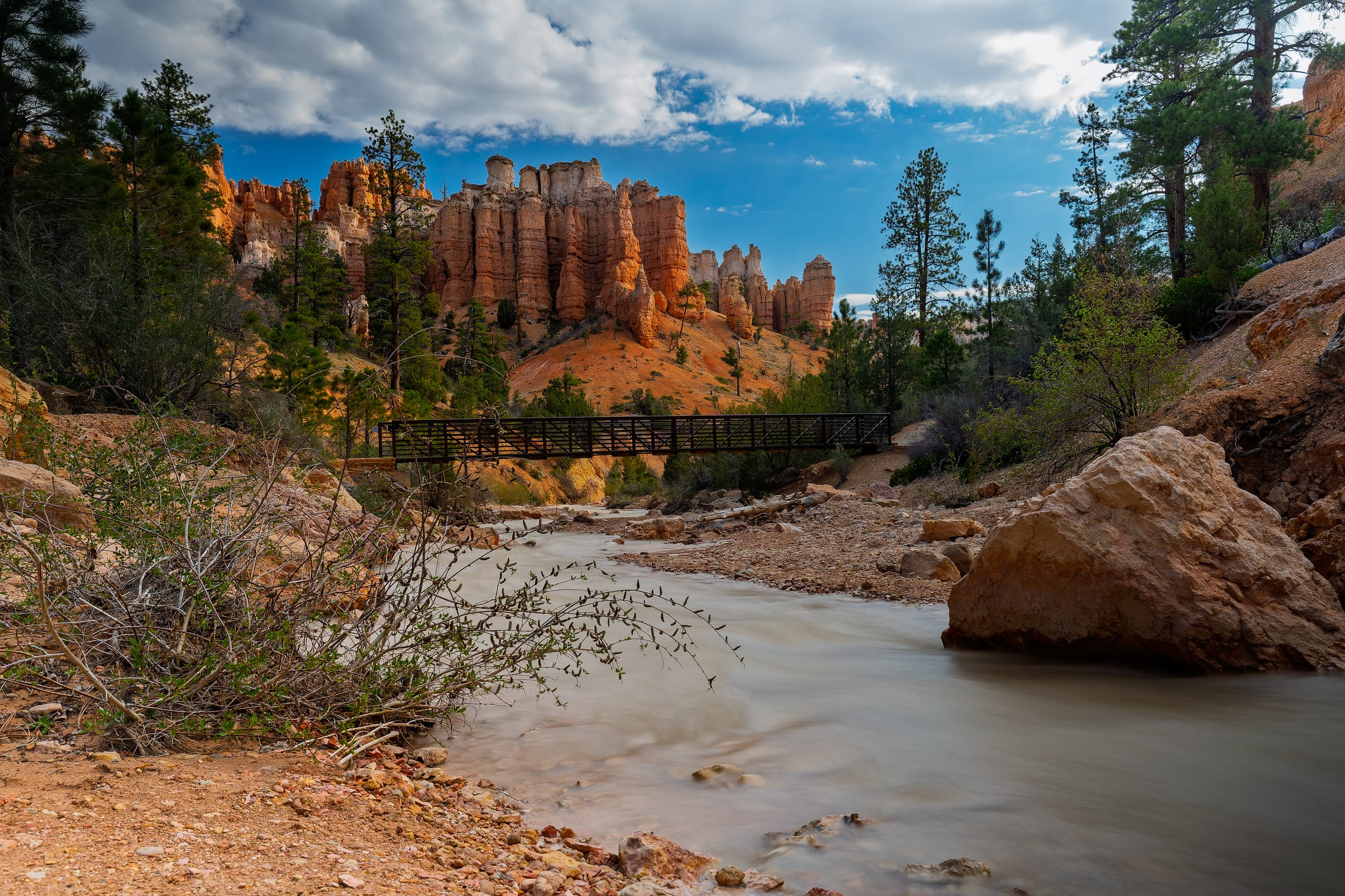 Mossy Cave Bridge, Bryce Canyon National Park, Utah