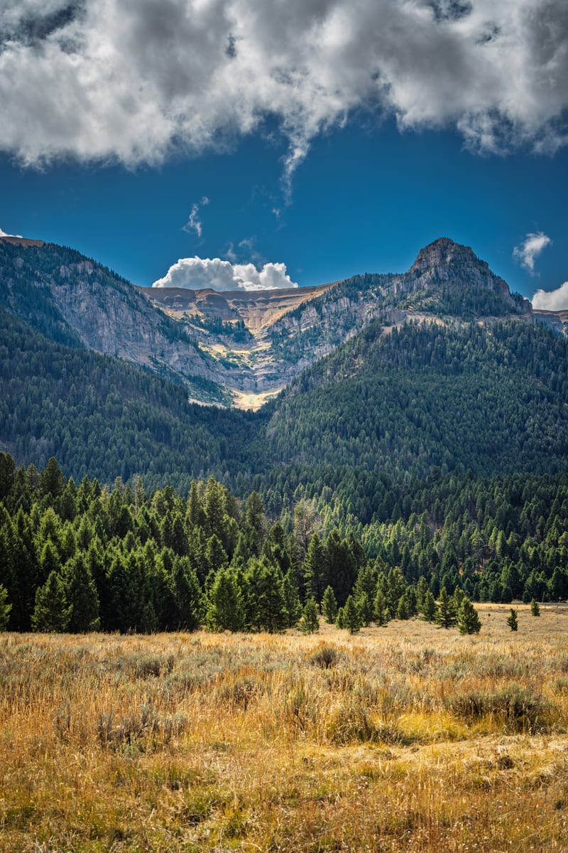 Cliffs above the Valley, Centennial Valley, Montana