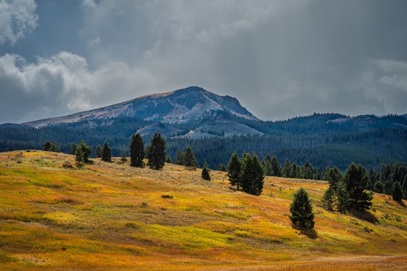 Storm Light on the Butte, Centennial Valley, Montana