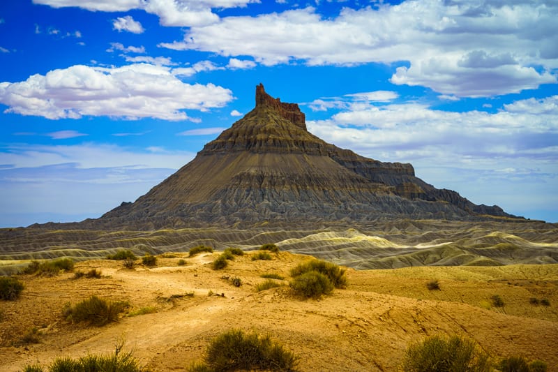 Factory Butte in June, Factory Butte, Utah