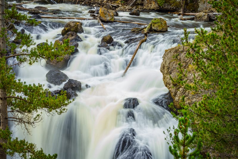 Firehole Cascade, Yellowstone National Park, Wyoming
