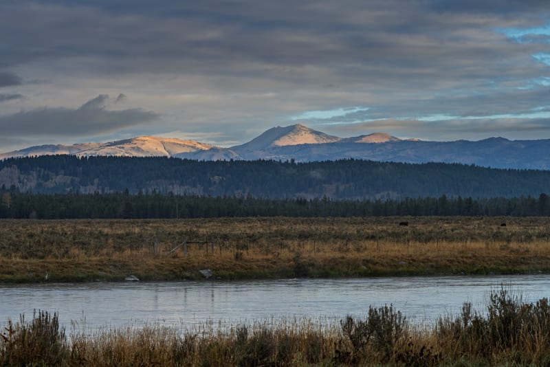 First Light on the Ridge, Harriman State Park, Idaho