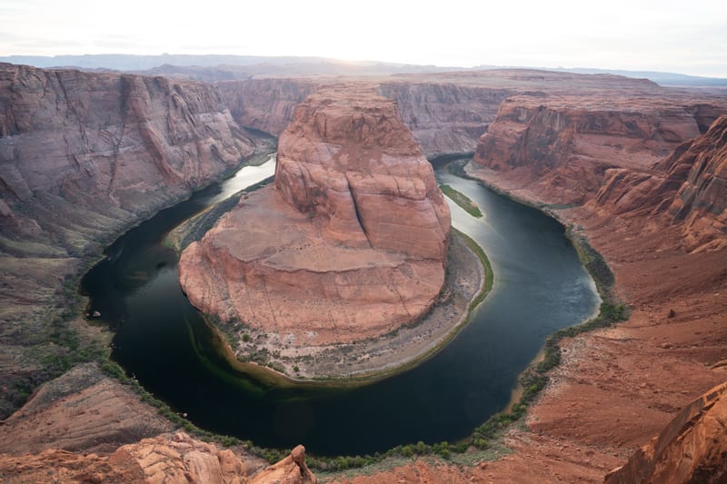Horseshoe Bend at Dusk, Near Page, Arizona