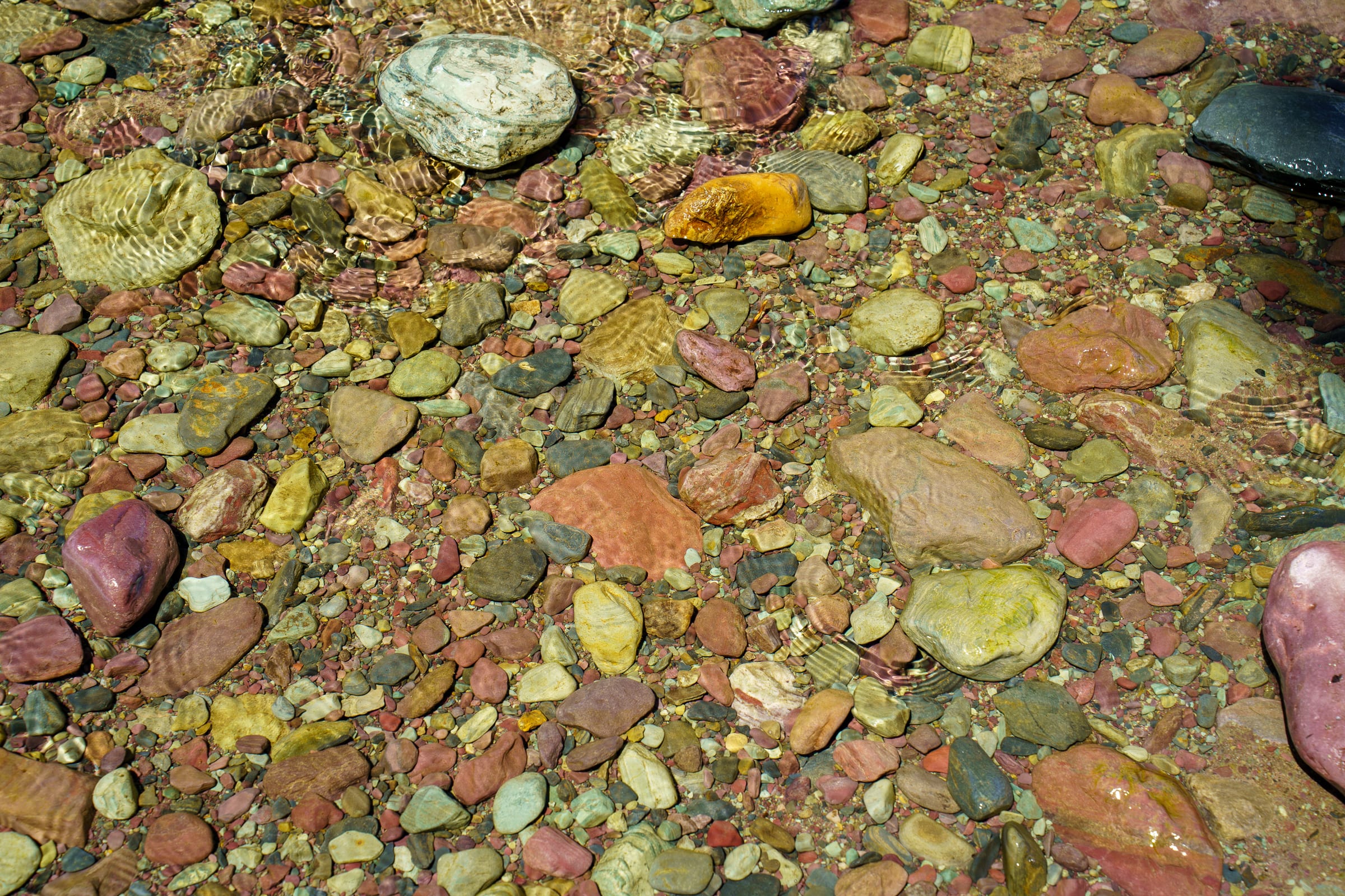 Lake McDonald Stones, Glacier National Park, Montana