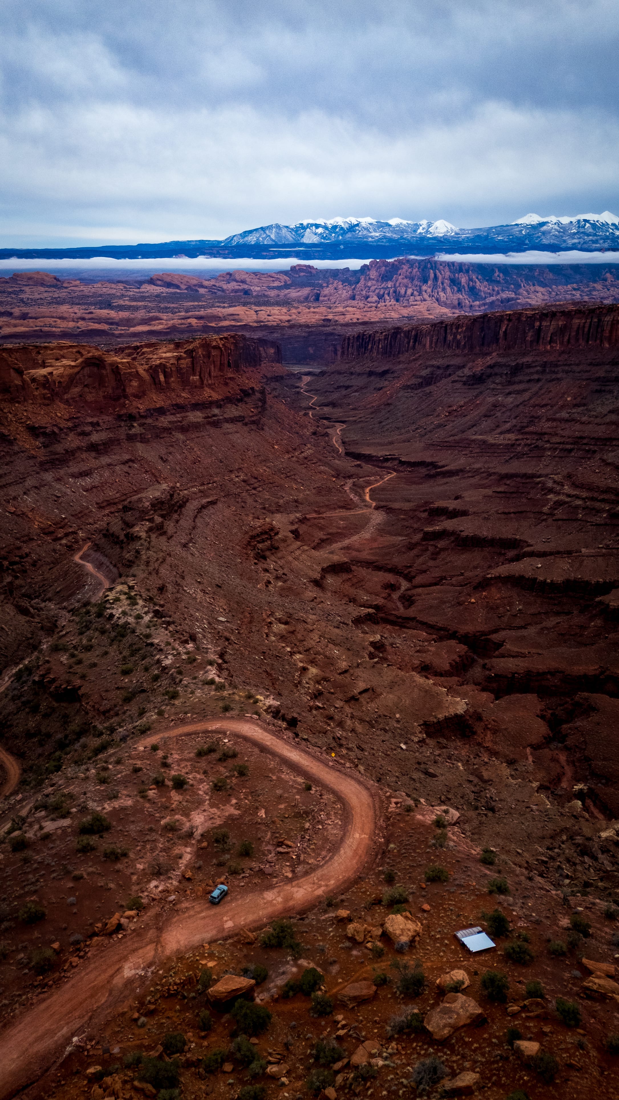 Long Canyon Switchbacks, Long Canyon, near Moab, Utah