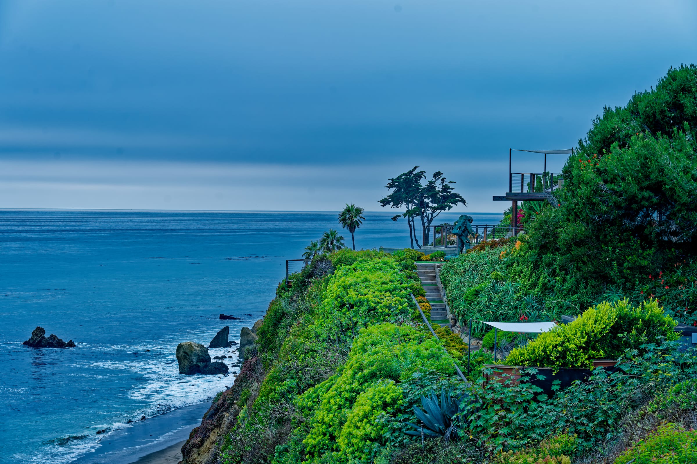 Malibu Garden Stairs, Malibu, California