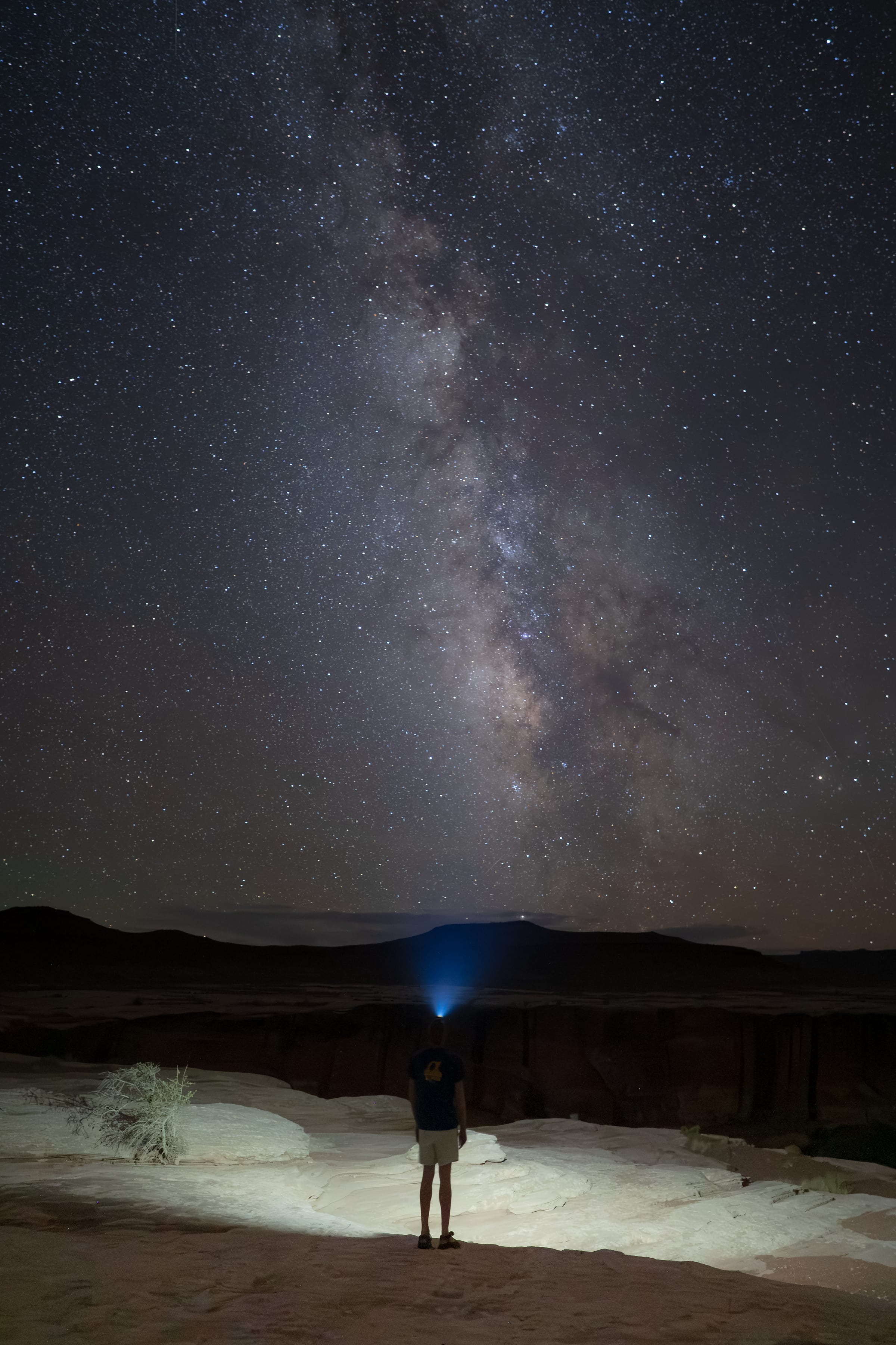 Milky Way over the White Rim, White Rim Road, Canyonlands National Park, Utah