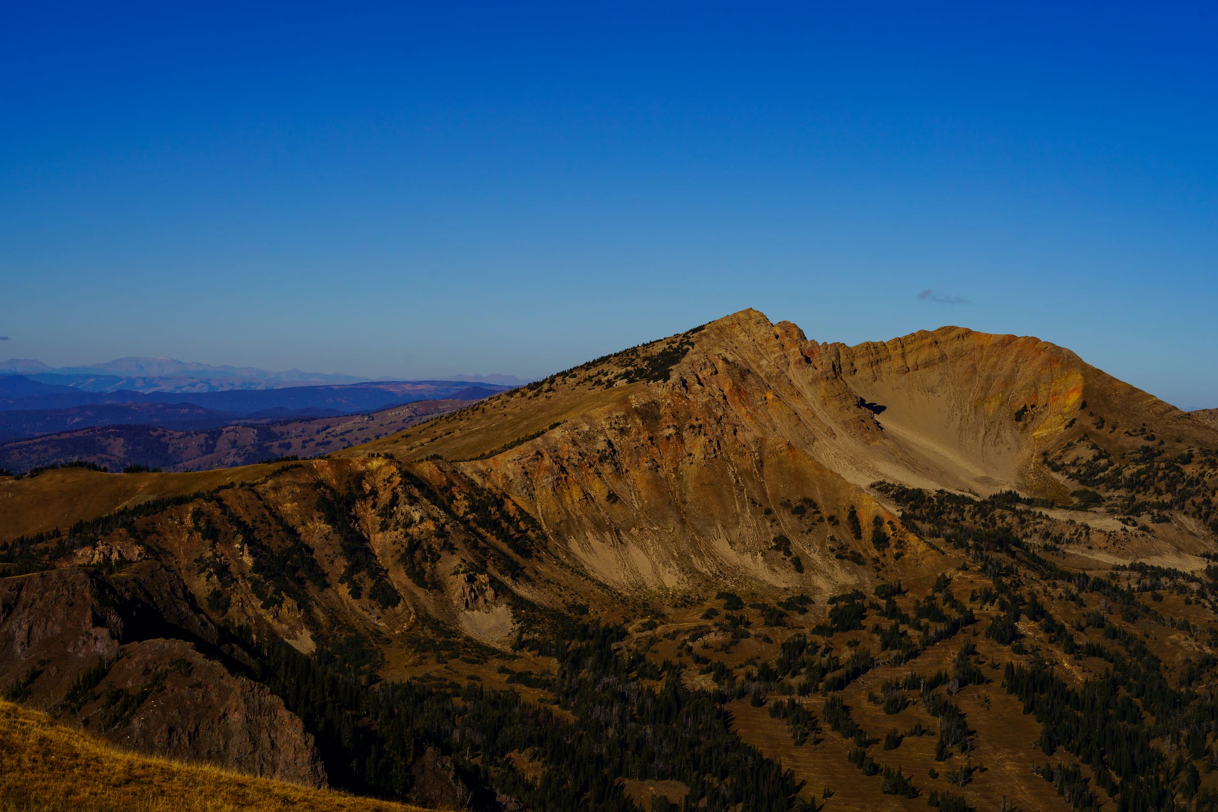 Mount Jefferson from Sawtell, Sawtell Peak, Idaho