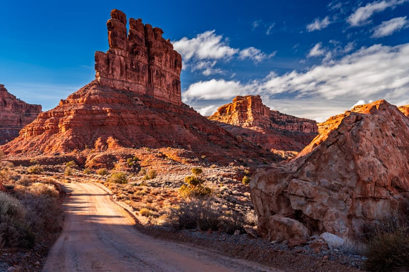 Road into Valley of the Gods, Valley of the Gods, Utah
