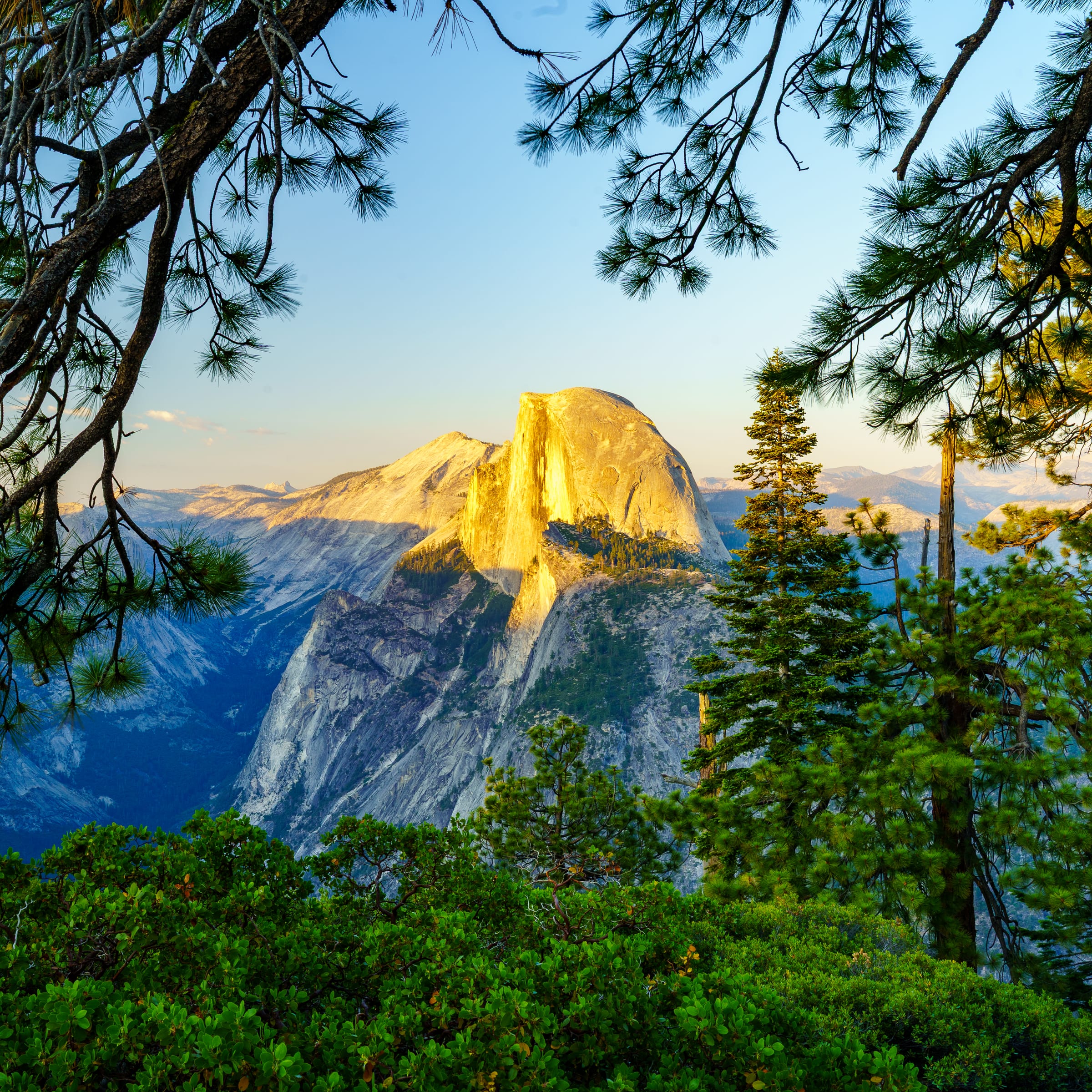 Half Dome at Golden Hour, Yosemite National Park, California
